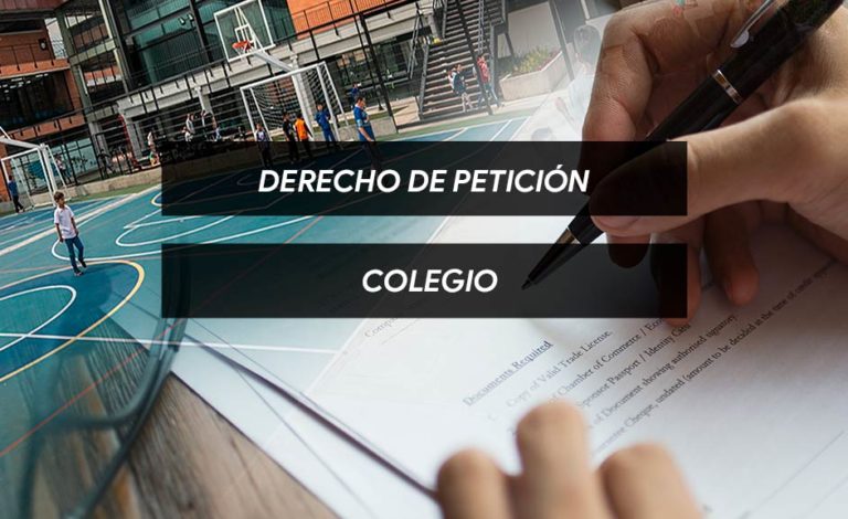 derecho de petición educativo