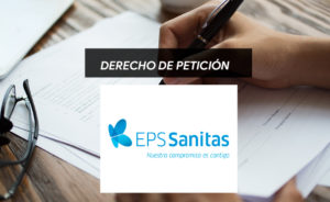 Modelo de derecho de petición EPS Sanitas