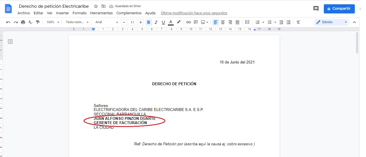 Formato Derecho De Petición | TramitaloYa.co