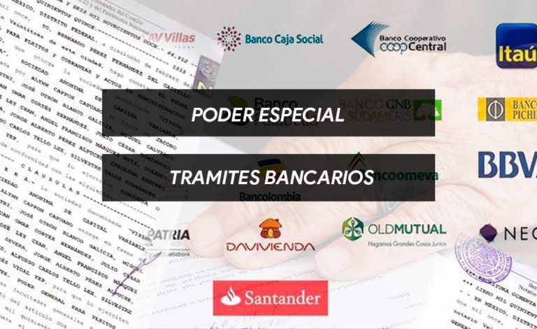 illustración poder especial general bancos